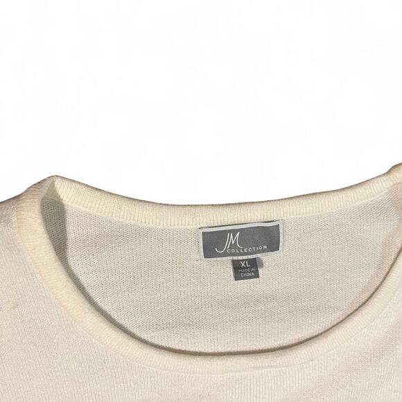 M collection ivory long sleeve - Picture 3 of 5